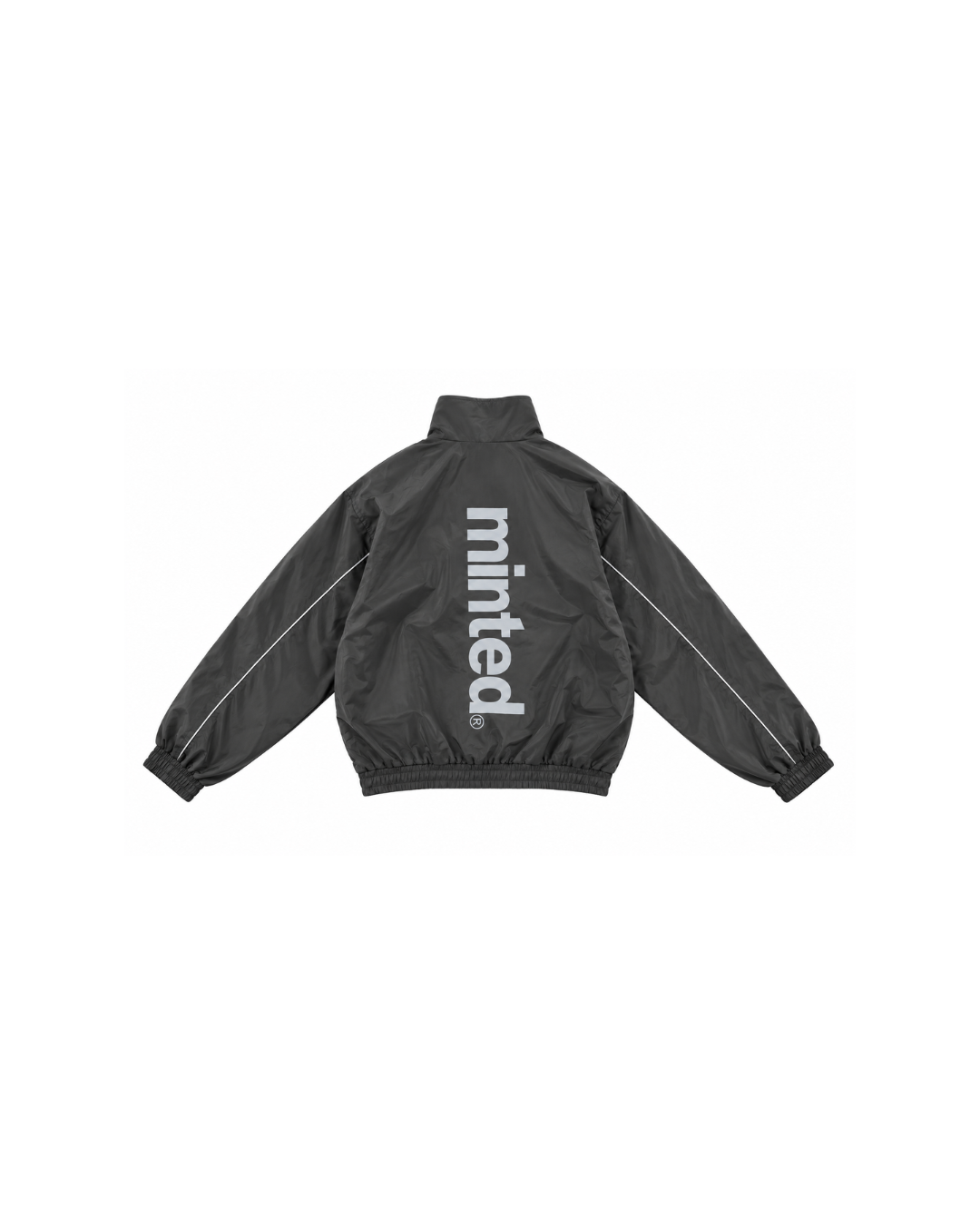 GREY MNTD ZIP UP