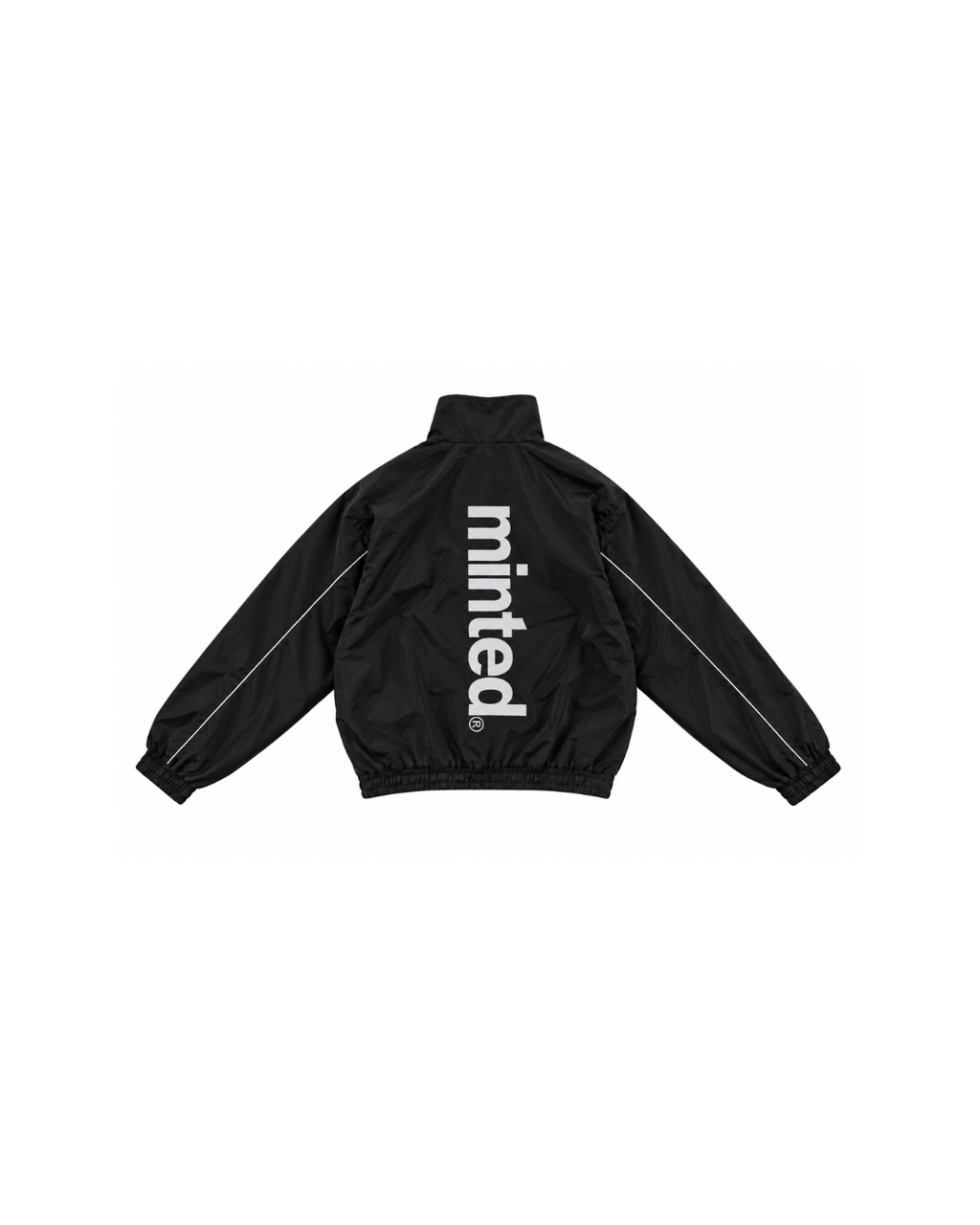 BLACK MNTD ZIP UP
