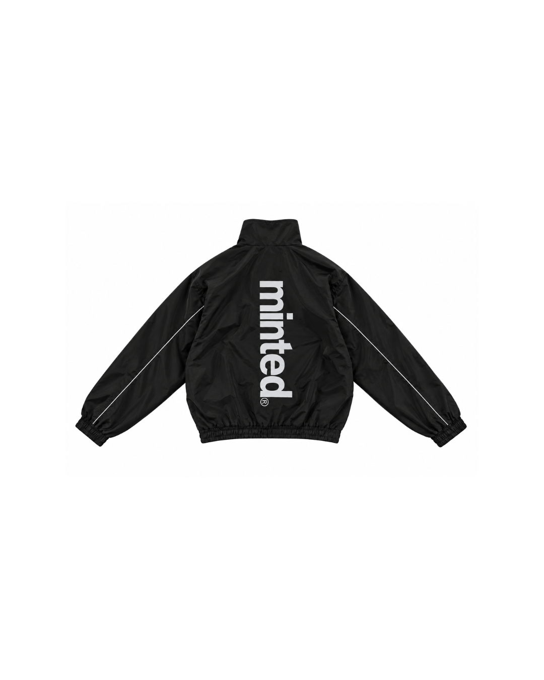 BLACK MNTD ZIP UP