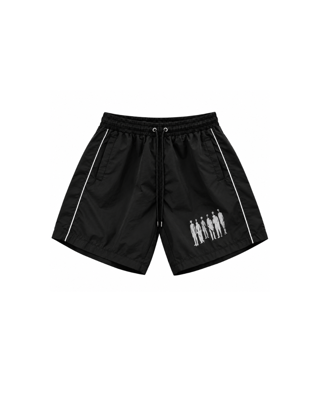 BLACK MNTD SHORTS