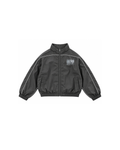 GREY MNTD ZIP UP